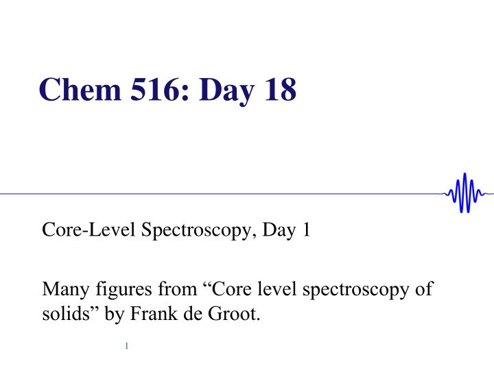 chem 516 day 18 n.w