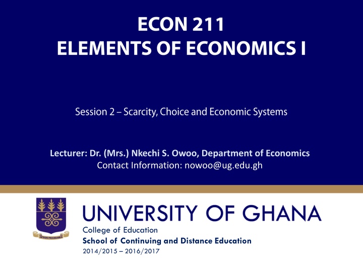 lecturer dr mrs nkechi s owoo department n.w