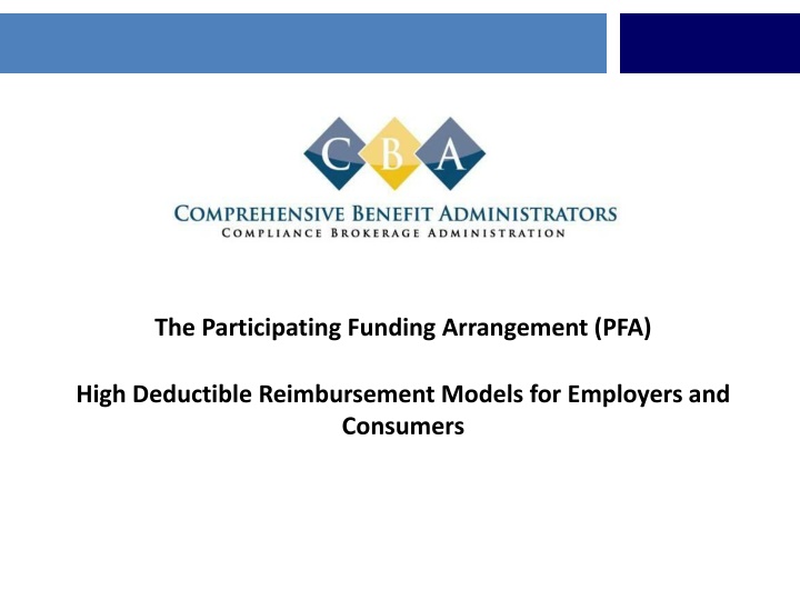 the participating funding arrangement pfa n.w