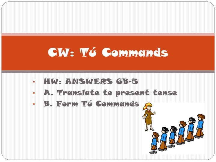 cw t commands n.w