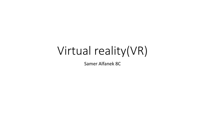 virtual reality vr n.w