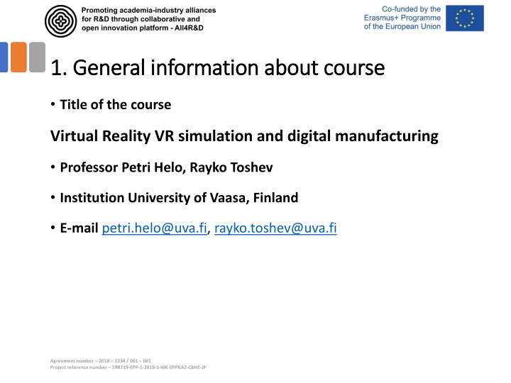 1 general information about course 1 general n.w