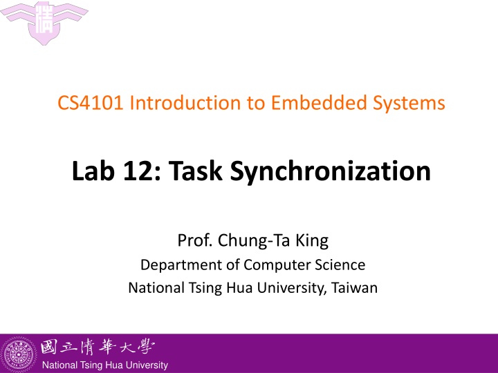 cs4101 introduction to embedded systems n.w