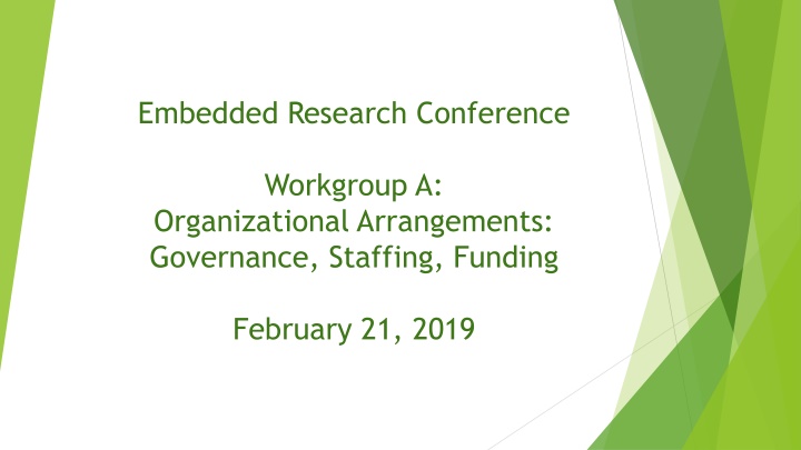 embedded research conference n.w