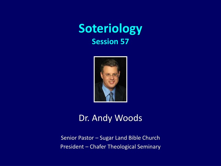 soteriology session 57 n.w