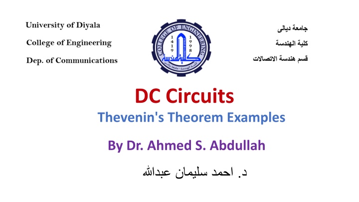 dc circuits n.w