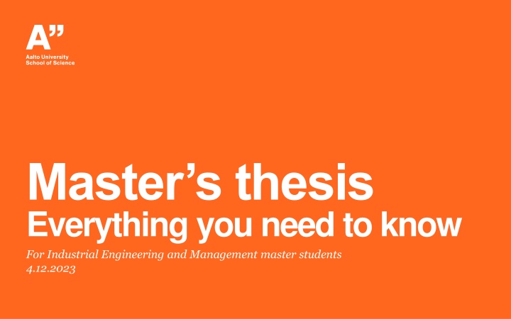 master s thesis everything you need to know n.w
