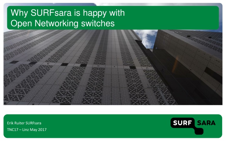 why surfsara is happy with open networking n.w