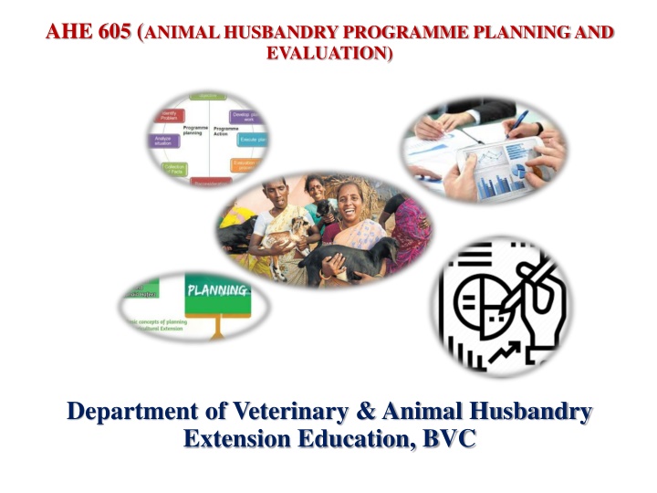 ahe 605 animal husbandry programme planning n.w