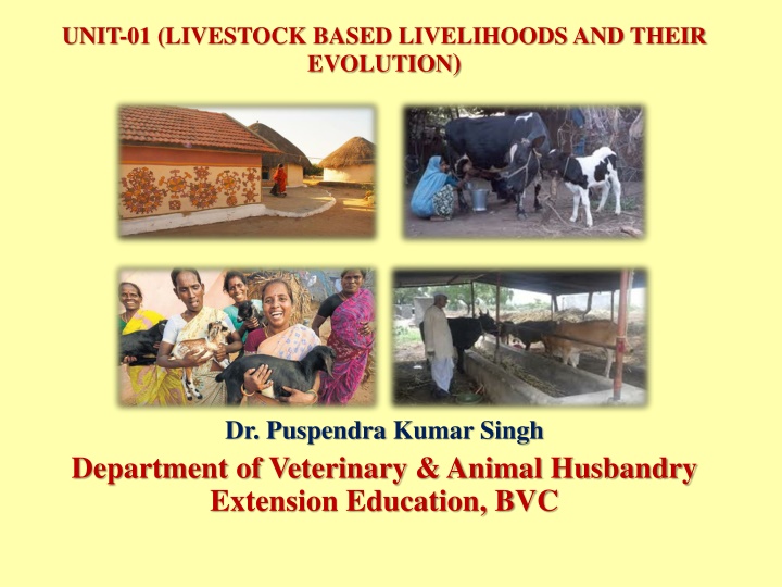 unit 01 livestock based livelihoods and their n.w