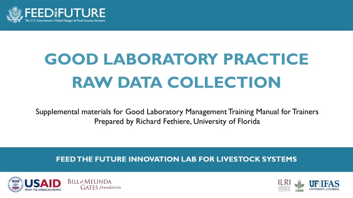 good laboratory practice raw data collection n.w