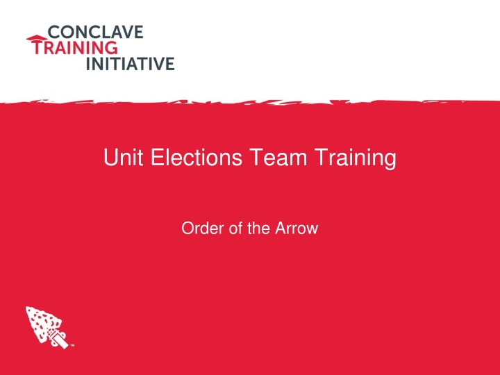unit elections team training n.w