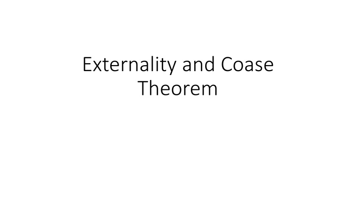 externality and coase theorem n.w