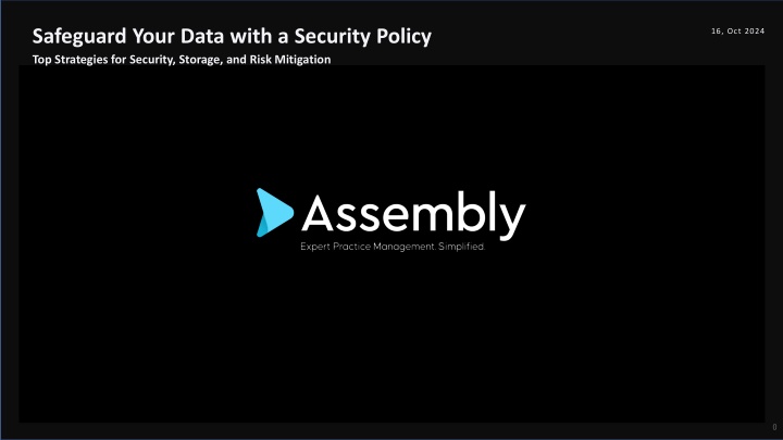 safeguard your data with a security policy n.w