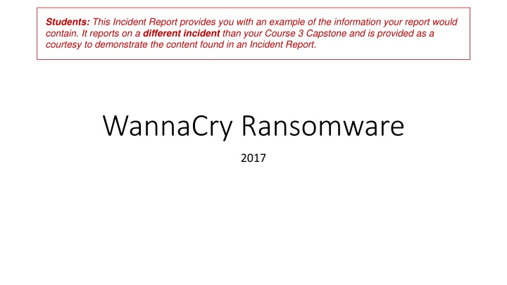 students this incident report provides you with n.w