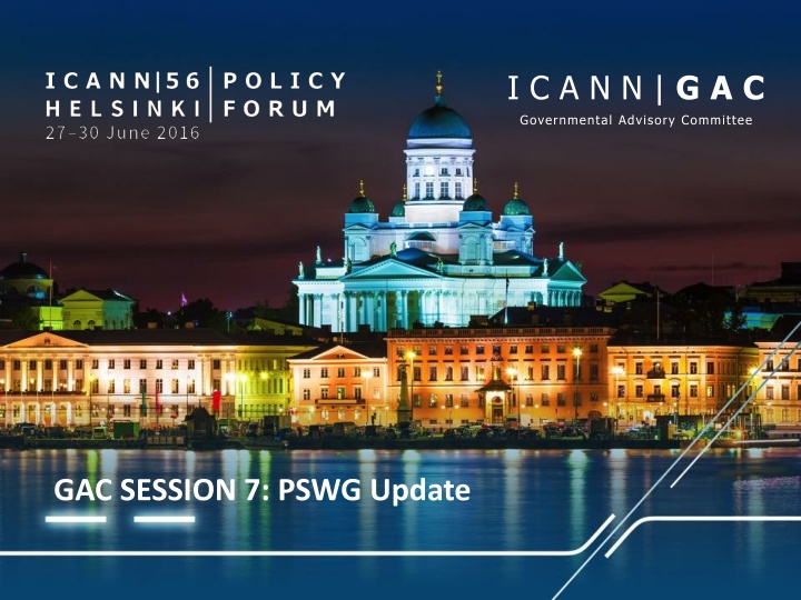 gac session 7 pswg update n.w