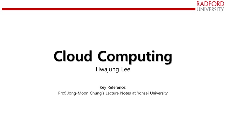 cloud computing hwajung lee n.w