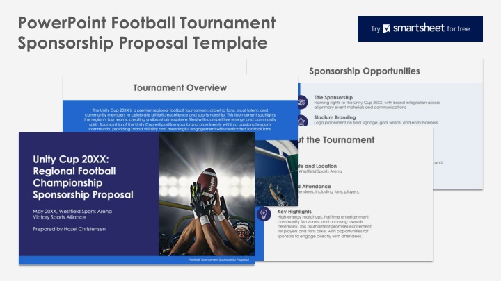 powerpoint football tournament sponsorship n.w