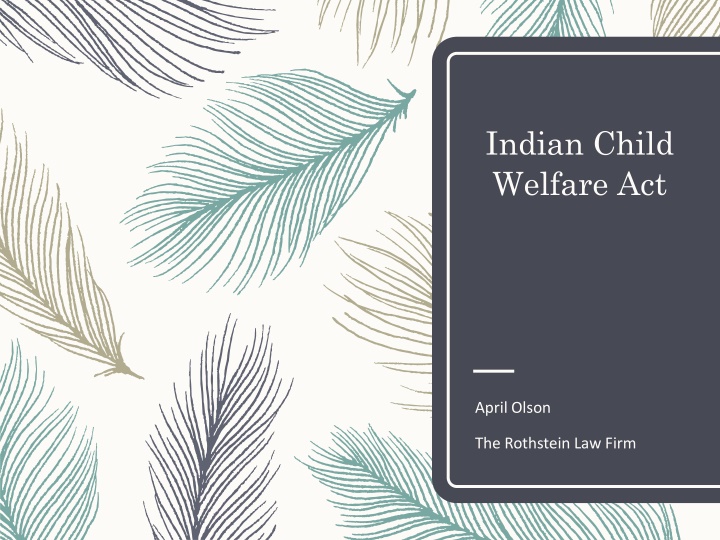 indian child welfare act n.w