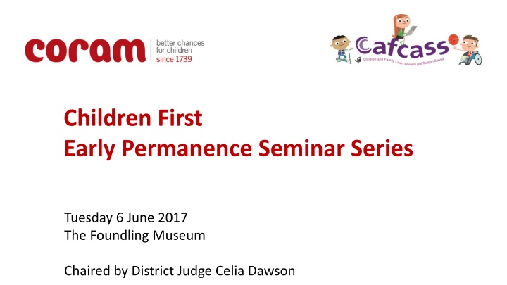 children first early permanence seminar series n.w