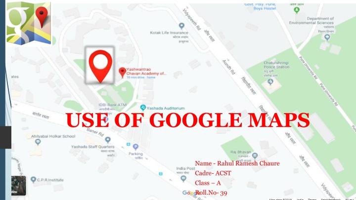 use of google maps n.w
