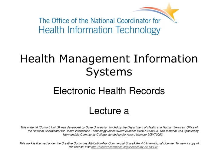health management information systems n.w