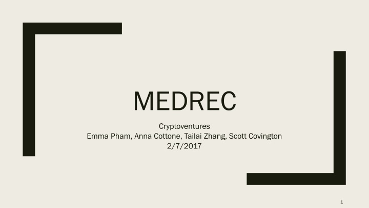 medrec n.w
