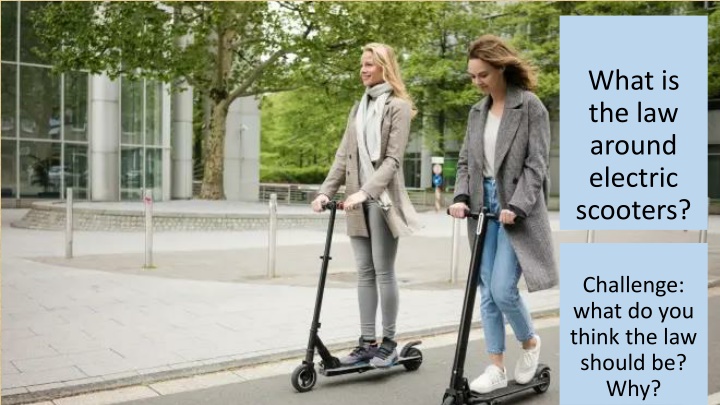 Electric Scooter Laws and Safety Concerns