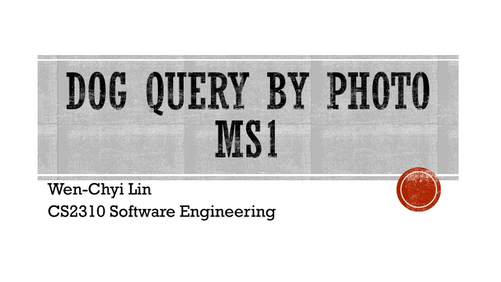 dog query by photo ms1 n.w