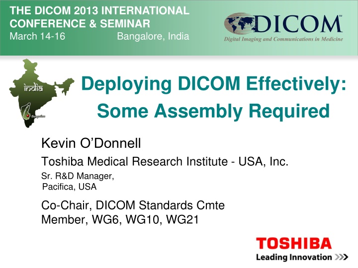 the dicom 2013 international conference seminar n.w
