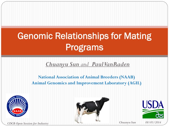 genomic relationships for mating genomic n.w