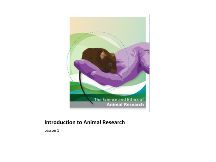 introduction to animal research n.w