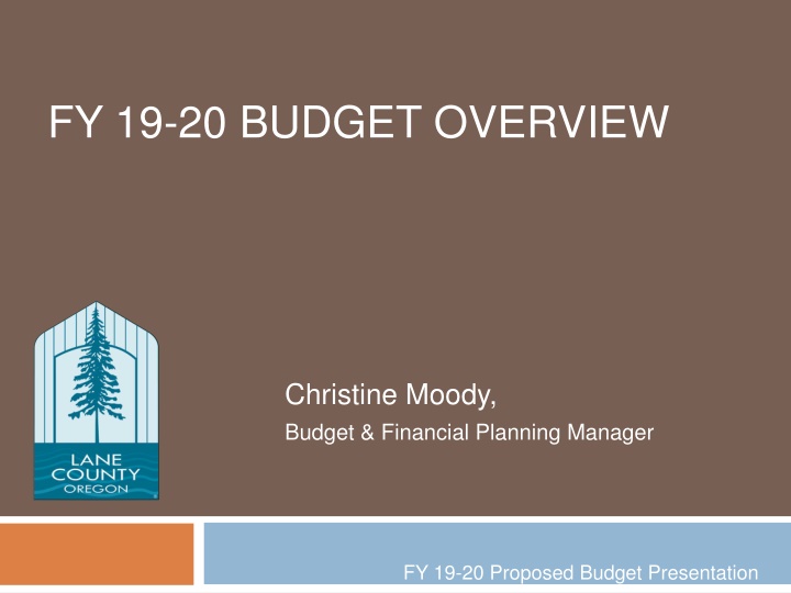 fy 19 20 budget overview n.w