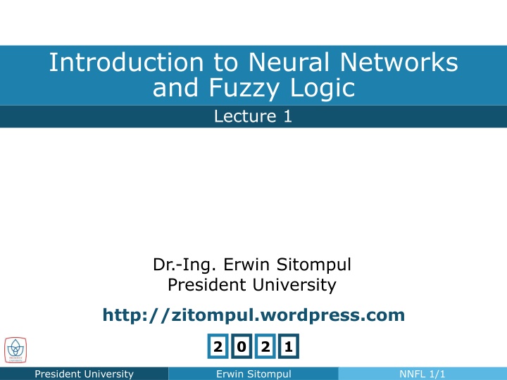 introduction to neural networks and fuzzy logic n.w