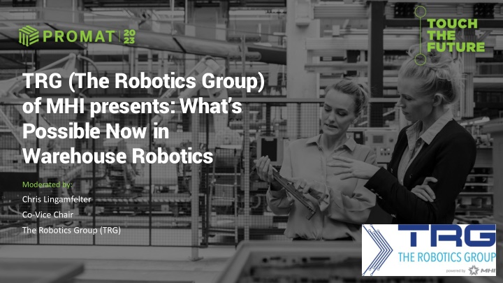 trg the robotics group of mhi presents what n.w