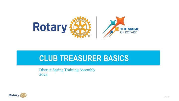 club treasurer basics n.w