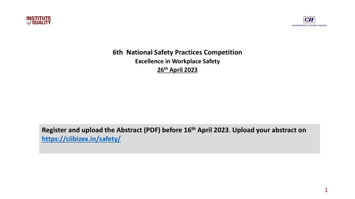6th national safety practices competition n.w