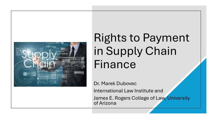 rights to payment in supply chain finance n.w