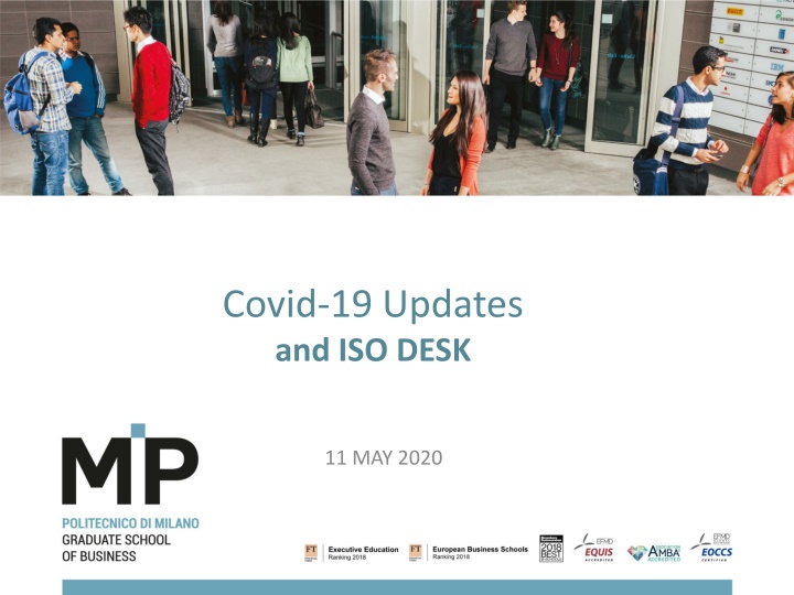 COVID-19 Updates and ISO Desk Information