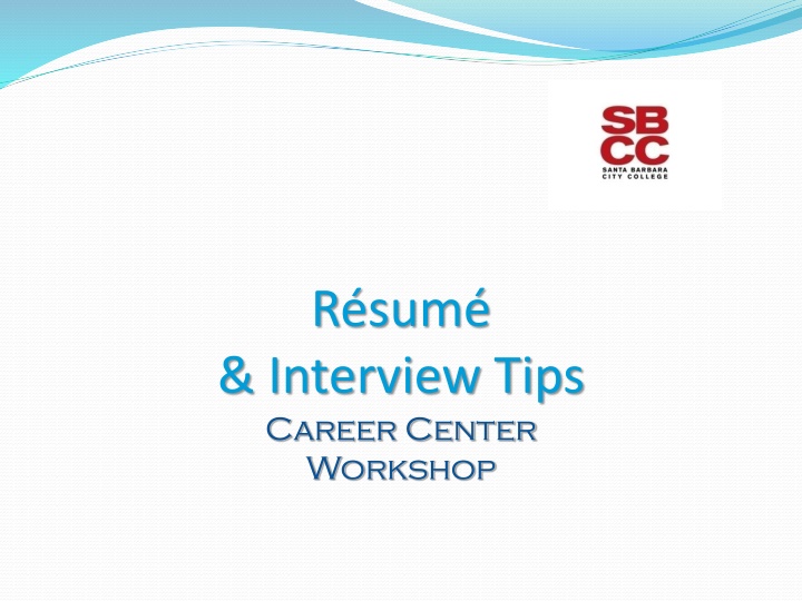 r sum interview tips career center workshop n.w