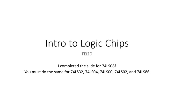 intro to logic chips n.w