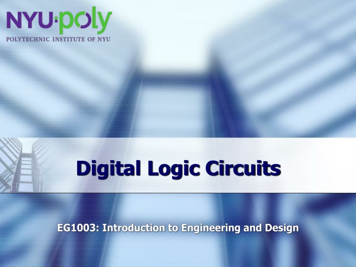 digital logic circuits n.w