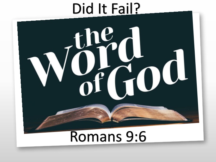 did it fail n.w