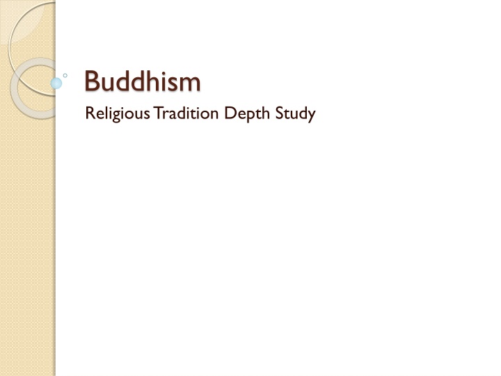 buddhism religious tradition depth study n.w