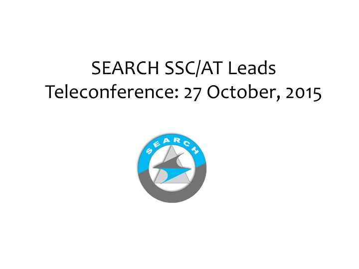search ssc at leads teleconference 27 october 2015 n.w
