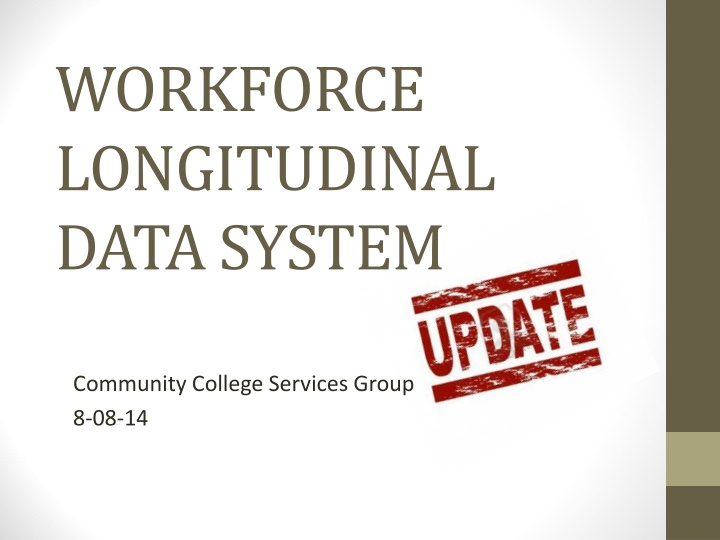 workforce longitudinal data system n.w