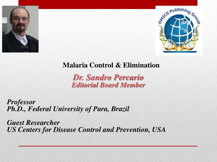 malaria control elimination dr sandro percario n.w