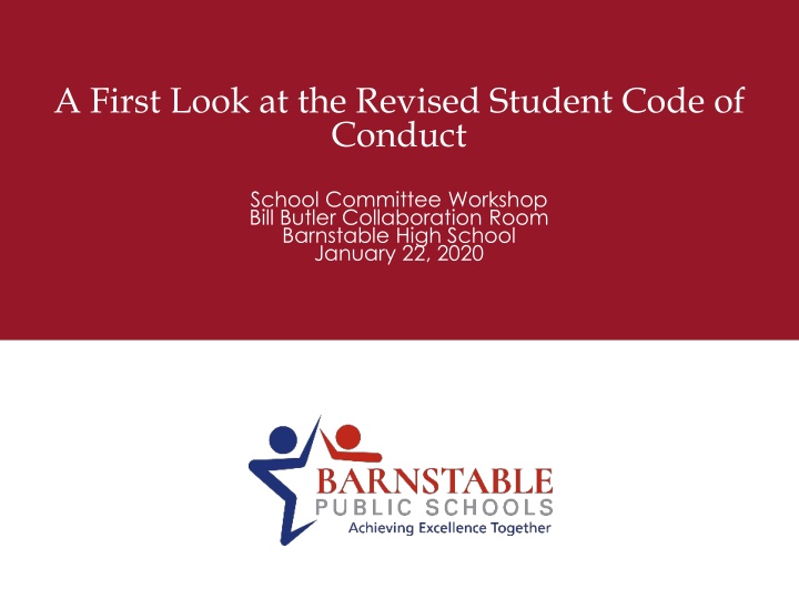 a first look at the revised student code n.w