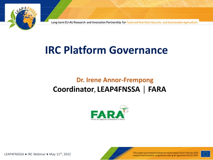 irc platform governance n.w