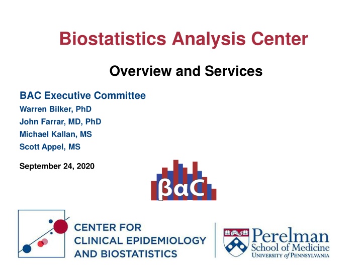 biostatistics analysis center n.w